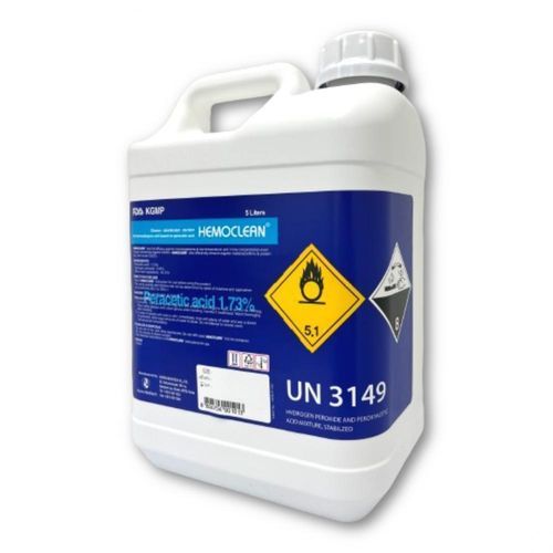 Desinfektionsmittel für Hämodialysegeräte - HEMOCLEAN - Huons Meditech - flüssig / 5000 mL / auf Basis von Peressigsäure
