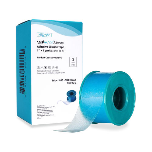 Silikon-Heftpflaster - MedVance® - MedWay Group - wasserdicht / hypoallergen / transparent
