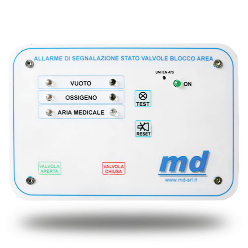 Alarmsystem - Valve - Md S.r.l. Medical Gas Equipment