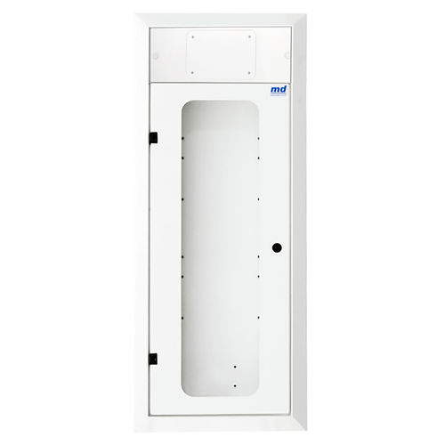 Sicherheitsschrank - flush - Md S.r.l. Medical Gas Equipment - für Druckregler / Einbau / transparent