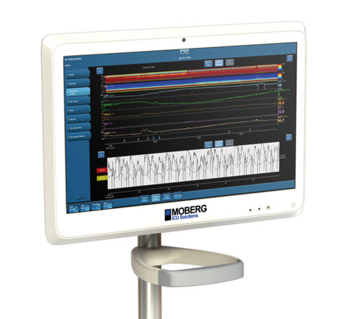 Nacht-Patientenmonitor - MOBERG® CNS - Natus Micromed - auf Wagen / EEG / für Intensivpflege