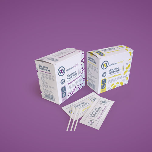 Reinigungstupfer für Mund- und Zahnpflege - 1115 - Optimum Medical - 75er-Packung
