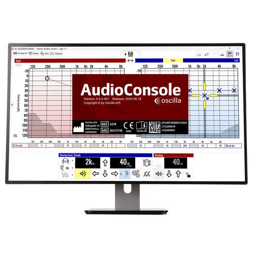 Medizinische Software - AudioConsole - Oscilla - Audiometrie / für Patientendatenverwaltung / Test