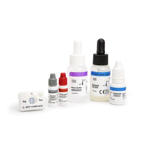 Schnelltest für Infektionskrankheiten - QUIK CHEK COMPLETE ® - Techlab, Inc. - Glutamatdehydrogenase / Clostridium difficile / für enzymatische Immunanalyse