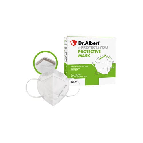 FFP2-Schutzmaske - Dr.Albert® - Techtex Ltd Romania - Polypropylen / ohne Glasfasern / ohne Ventil