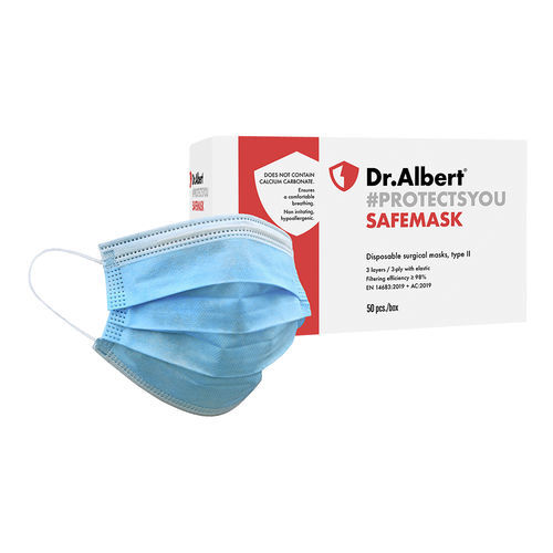 OP-Maske / Typ II - Dr.Albert® - Techtex Ltd Romania - Polypropylen / ohne Glasfasern / für Erwachsene