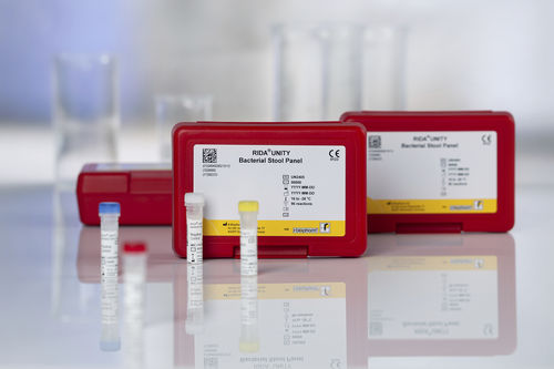 Testkit für Magen-Darm-Krankheiten - RIDA®UNITY - R-Biopharm AG - Salmonella / Yersinia enterocolitica / für Kliniken