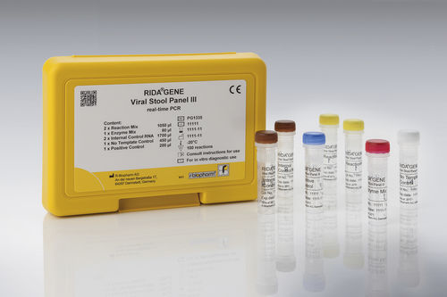 Testkit für Magen-Darm-Krankheiten - RIDA®GENE - R-Biopharm AG - Adenovirus / Rotaviren / Norovirus