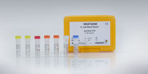 Testkit / Escherichia coli - RIDA®GENE - R-Biopharm AG - für Magen-Darm-Krankheiten / Bakterien / Enterobakterien