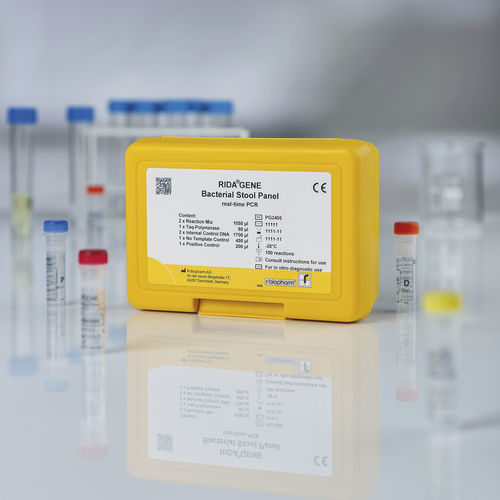 Testkit für Magen-Darm-Krankheiten - RIDA®GENE - R-Biopharm AG - Bakterien / Salmonella / Yersinia enterocolitica