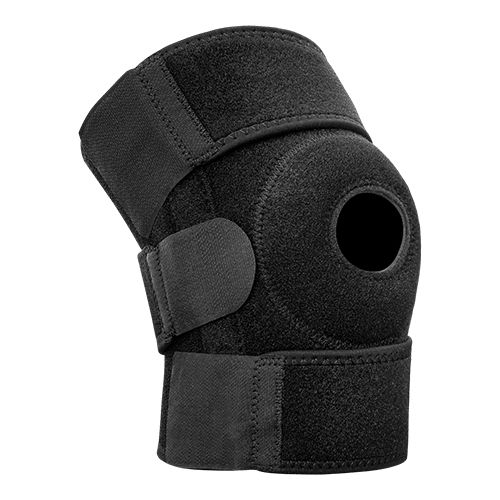 Knieorthese - X003 - Hengshui Myris Medical Devices - mit Knieöffnung / mit Kniescheibenkissen / mit beweglichen Verstärkungen