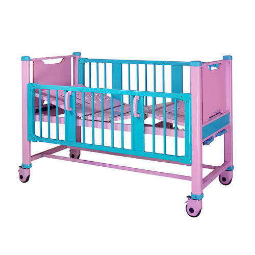 Wiege für Krankenhäuser / für Kinder - HQ06-CH2F - Zhongshan Hanqi Medicalequiment Technology - auf Rollen / mit Infusionsständer / mit Seitengittern