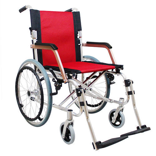 Manueller Rollstuhl - HQ801L - Zhongshan Hanqi Medicalequiment Technology - zur Nutzung im Freien / für den Innenbereich / Aluminiumrahmen