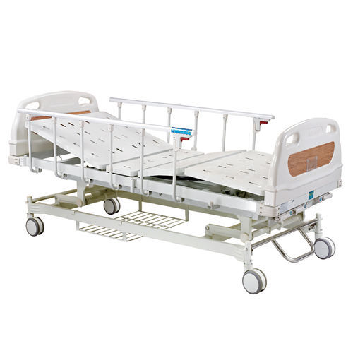 Krankenhausbett - HQ-S303AZL - Zhongshan Hanqi Medicalequiment Technology - manuell / auf Rollen / vierteilig