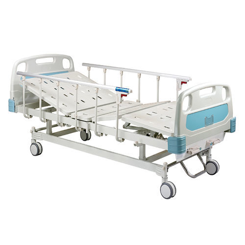 Krankenhausbett - HQ-S203AZL - Zhongshan Hanqi Medicalequiment Technology - manuell / auf Rollen / vierteilig