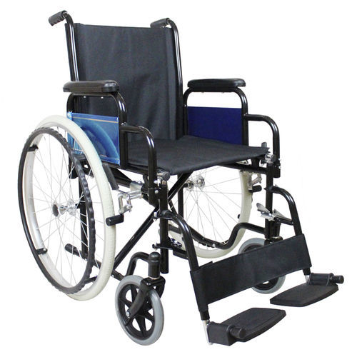 Manueller Rollstuhl - HQ903 - Zhongshan Hanqi Medicalequiment Technology - zur Nutzung im Freien / für den Innenbereich / Stahlrahmen