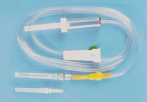 Infusionsset mit Tropfkammer - 1069 - Rongbo Medical - mit Absperrhahn