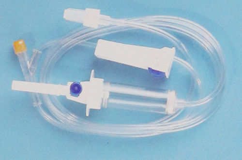 Infusionsset mit Tropfkammer - 1065 - Rongbo Medical - mit Absperrhahn