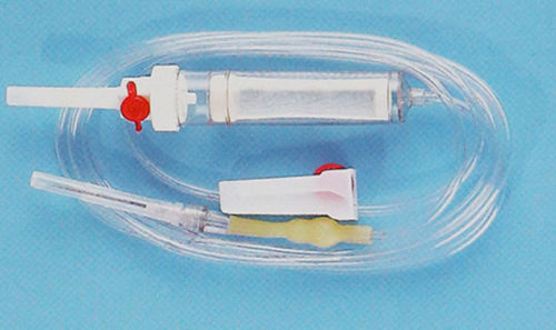 Bluttransfusionsset - 1071 - Rongbo Medical - mit Tropfkammer / mit Absperrhahn
