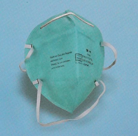 Atemschutzmaske ohne Ventil - 9132 - Rongbo Medical - schalenförmig / unisex / grün