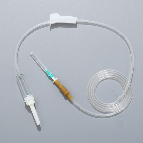 Polyvinylchlorid-Infusionsset - 1.2/1.5/1.9 - Rongbo Medical - mit Tropfkammer / mit Filter zur Vorbeugung von Partikel-Kontaminationen / mit Absperrhahn
