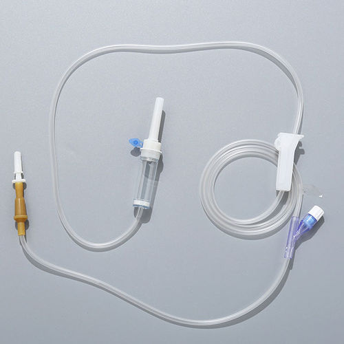 Polyvinylchlorid-Infusionsset - Rongbo Medical - mit Tropfkammer / mit Filter zur Vorbeugung von Partikel-Kontaminationen / mit Absperrhahn
