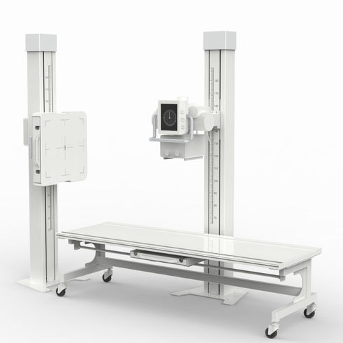 Digitales Röntgensystem - DR-100A - Suzhou Genray Technology - für multifunktionale Röntgenaufnahmen / mit verstellbarem Tisch / mit bodenstehendem Bucky