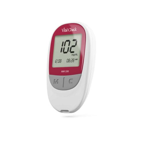 GOD-Blutzuckermessgerät - Vital Check® MM1200 - SPA VITAL CARE Production, Distribution et Logistique - mit Stechhilfe / ohne Code
