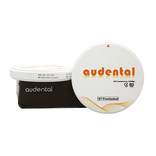 Zahnmedizinisches Material / Zirkoniumdioxid - ST Preshaded - Audental Bio-Material Co., Ltd - für Zahnbrücken / für Dentalkronen / für Dentalinlays