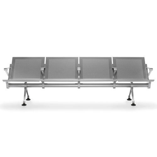 Traversenbank für Wartezimmer - MASTER NET - IMAT - mit Armlehnen / mit Tisch / ergonomisch