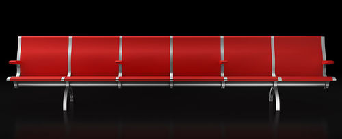 Traversenbank für Wartezimmer - PLUS+LINE - IMAT - mit Armlehnen / ergonomisch