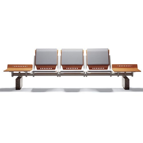 Traversenbank für Wartezimmer - ESTAR MW - IMAT - mit Tisch / ergonomisch