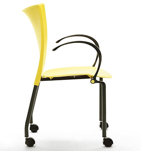 Wartezimmerstuhl - ARGENTA - IMAT - mit Armlehnen / ergonomisch