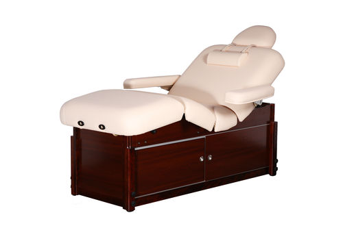 Mechanischer Massageliege - Jiangsu Sintang Health & Technology - mit Kopfstütze / mit Armstütze / mit verstellbarer Rückenlehne