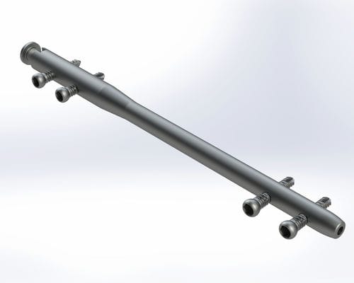 Marknagel für Oberschenkelknochen - AS.ARN.404 - Ases Orthopedics - mit proximaler Fixierung / mit diaphysärer Fixierung / Titan