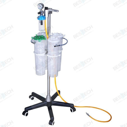 Pneumatische chirurgische Absaugpumpe - BT-71-2XY - Bestech Technologies Co., Ltd - auf Rollen