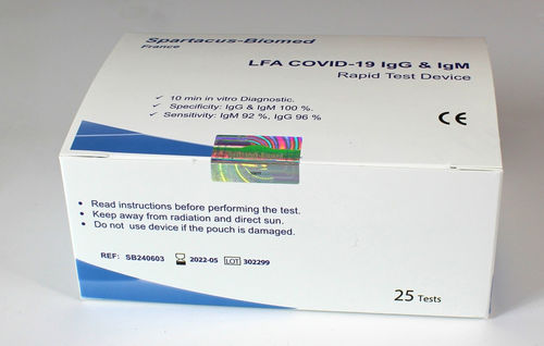 COVID-19-Schnelltest - Spartacus-biomed - Pneumonie / MERS-CoV / IgG
