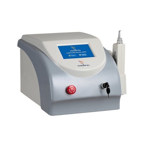 Laser für Pigmentläsionen - Guangzhou Huafei Tongda Technology Co., Ltd - Nd:YAG / Tischgerät / Nanosekunden