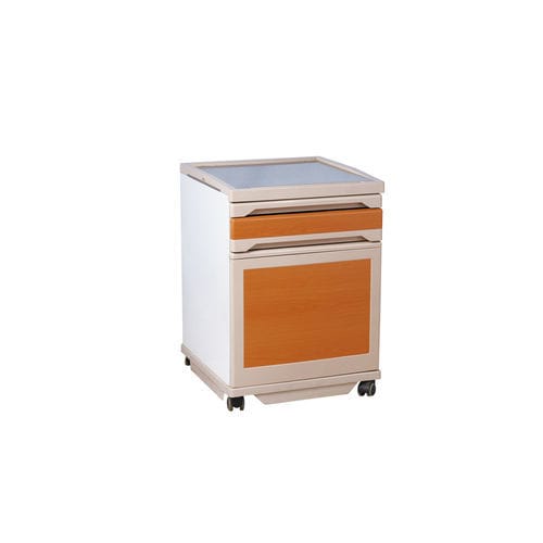 Nachttisch auf Rollen - BC-05 - BEWATEC Medical Equipment Co., Ltd - Schrank / mit Schubladen