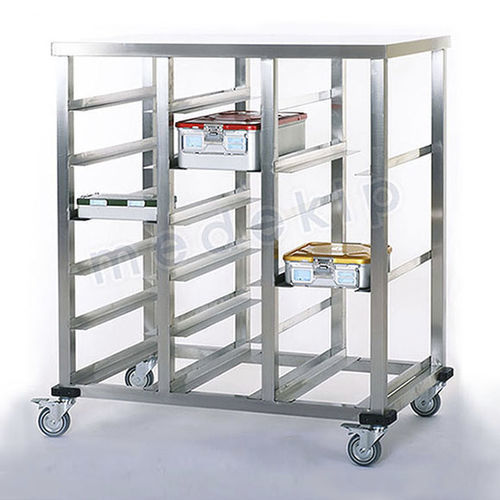 Wagen für Sterilisationscontainer - MED 1600 - Medekip Medical - Mehrzweck / für Transport / Edelstahl