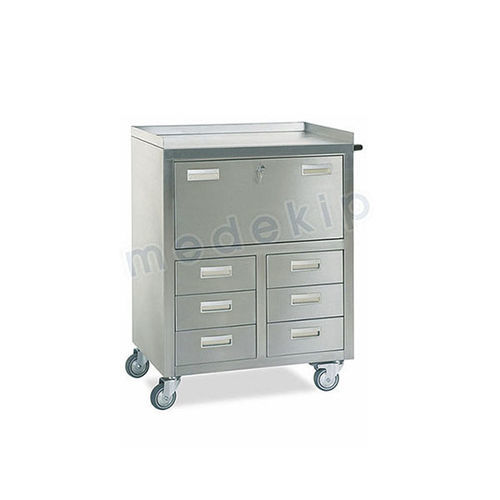 Medizinischer Wagen - MED 1275 - 1278 - Medekip Medical - Mehrzweck / für Transport / Edelstahl