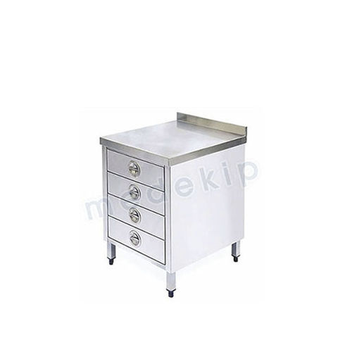 Quadratischer Schreibtisch - MED 2085 - 2090 - Medekip Medical - 4 Schubladen / für Open Space