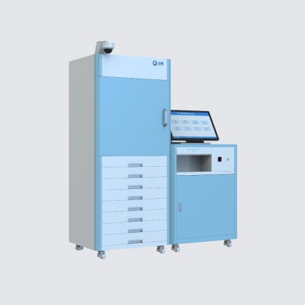 Medikamentenschrank - Beijing Baixiang New Technology - für Krankenhaus / mit Tür / mit Schublade