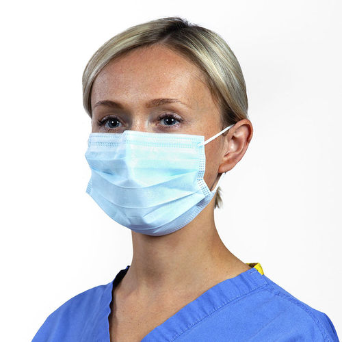 Maske für medizinische Pflege / für Erwachsene - IS8RM01P - ISOL8 Healthcare - zum Einmalgebrauch / dreilagig / IIR-Typ