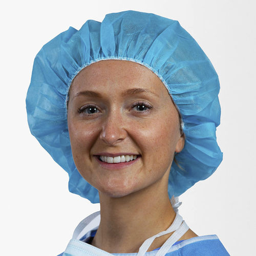 Gebauschte OP-Mütze - IS8HB06 - ISOL8 Healthcare - aus Polypropylen / Einweg / Vlies
