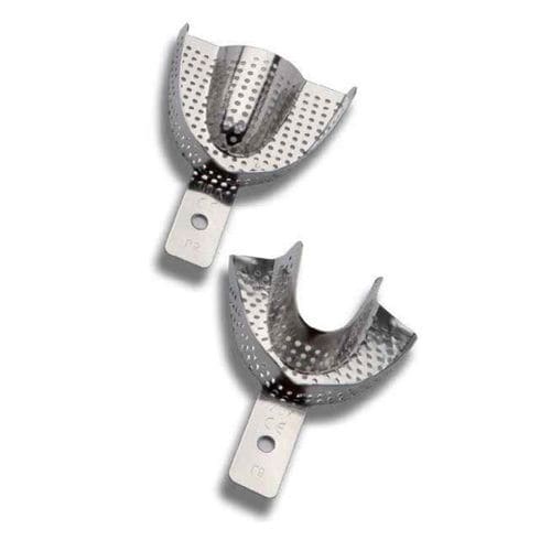 Dentaler Abdrucklöffel / Dental Teilprothetik - TD0 series - DENTAL MARKET s.r.l. - perforiert