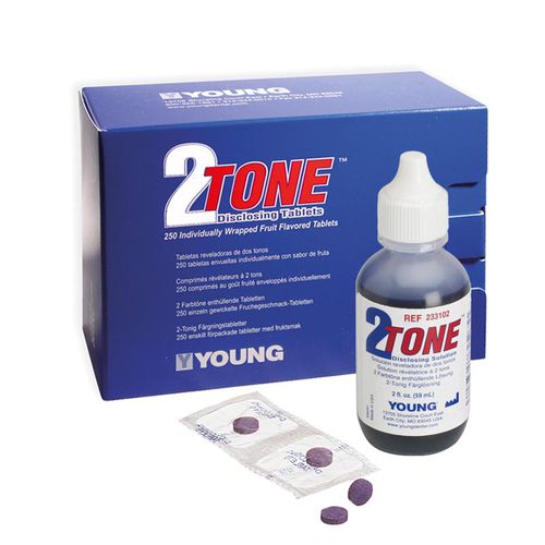 Zahnmedizinisches Material / Verbundwerkstoff - 2Tone - Young Innovations Europe GmbH - für Zahnprophylaxe / flüssig / fest