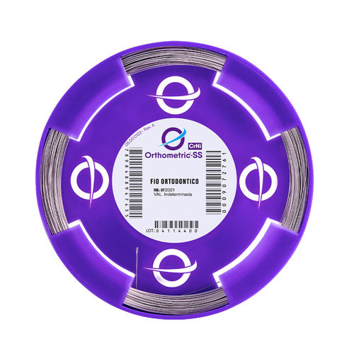 Runder kieferorthopädischer Draht - Orthometric SS - Orthometric Industria e Comercio de Produtos Medicos e Odontologicos Ltda. - NiTi
