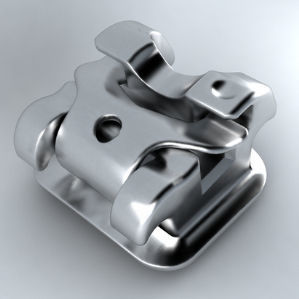 Orthodontie Bracket / Metall - MBT 0.022 LL3 - IOS, PC - rechteckig