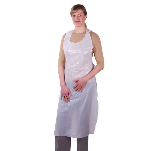 Medizinische Schürze / unisex - 5001 - Unigloves - aus Polyethylen / wasserdicht / weiß